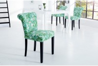 Ensemble de 2 Chaises design motifs floral