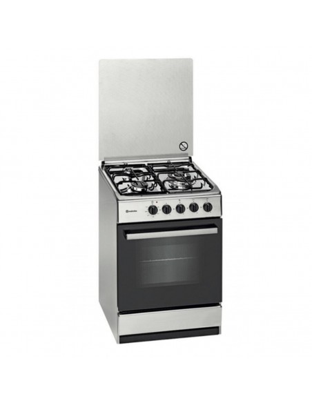 Cuisinière à Gaz Meireles E541X 55 cm Acier inoxydable (3 Feux à gaz)