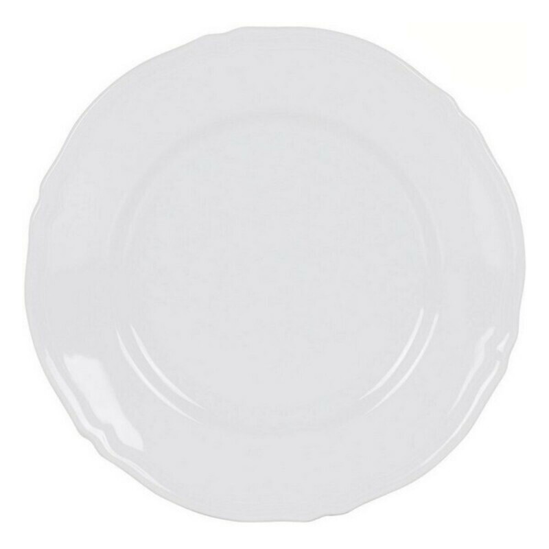 Flat plate Feuille Porcelain White (Ø...