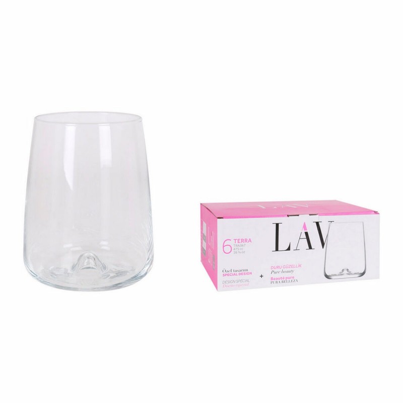 Set of glasses LAV Terra 475 cc (6 pcs)