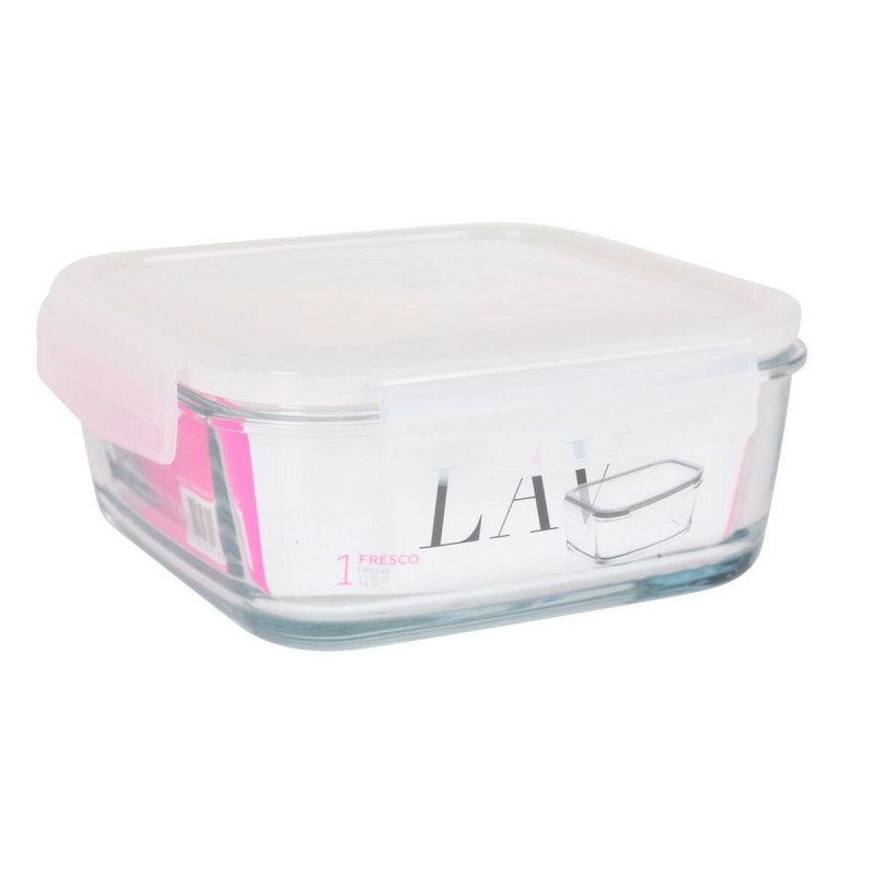 Square Lunch Box with Lid LAV...