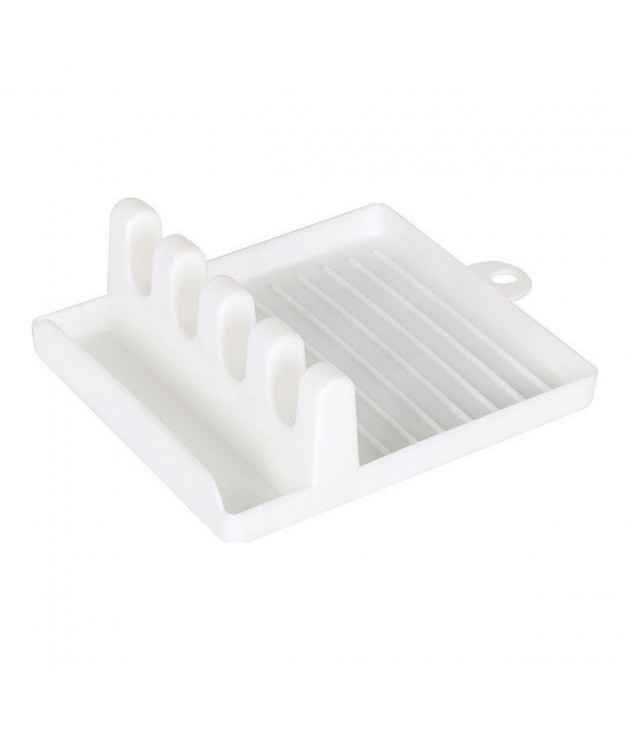 Support pour Ustensiles de Cuisine Quttin Blanc Plastique (14 x 12,5 c