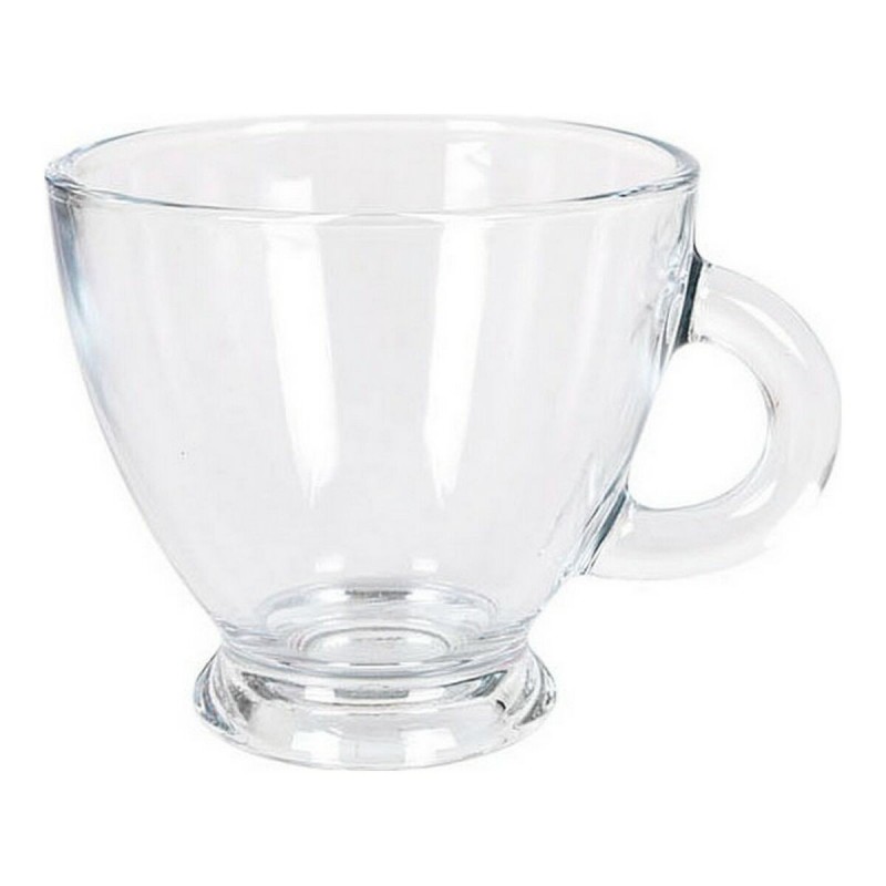 Ensemble de 6 tasses à café LAV Roma Verre Transparent (22,5 cl)