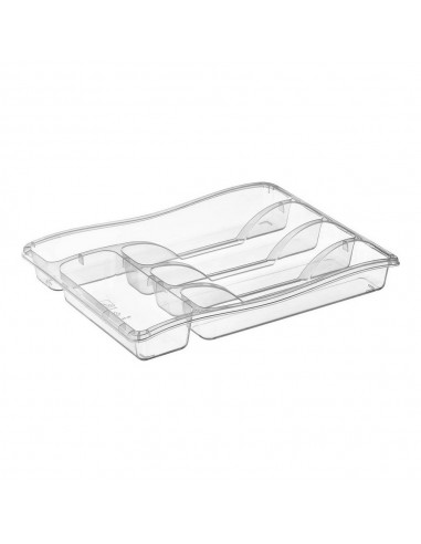 Range-couverts Privilege Transparent Plastique (33 x 25 x 5 cm)