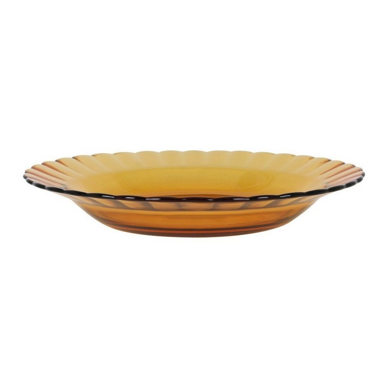 Assiette creuse Duralex Picardie Verre Ambre (ø 23 x 3,5 cm)