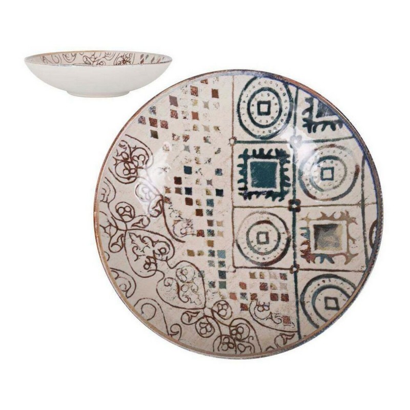 Assiette creuse La Mediterránea Creta Porcelaine Brille (ø 21 x 5,3 cm