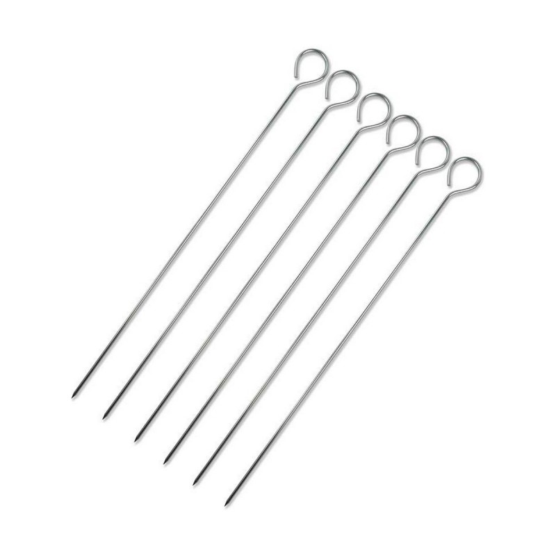 Ensemble de brochettes pour barbecue 6 Pièces (30 cm)