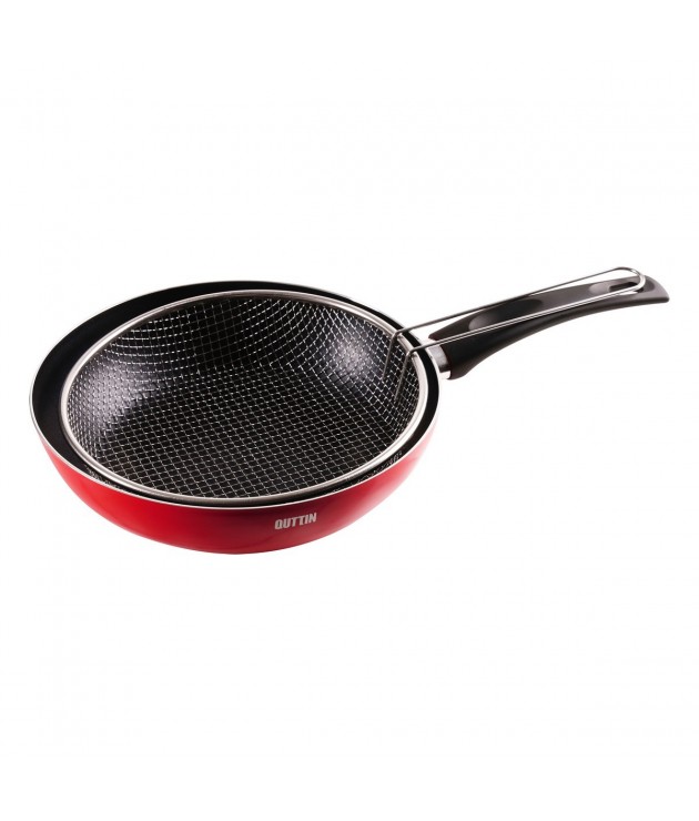 Frying pan with basket Quttin...