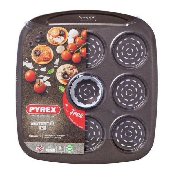 Plateau pour Four Pizza Mini Pyrex Asimetria acier galvanisé (9 Compar