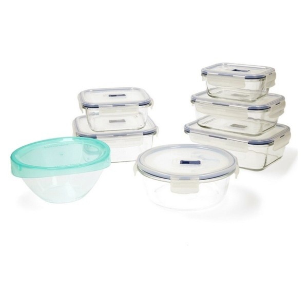 Ensemble de Boîtes à Lunch Luminarc Pure Box Active (7 pcs) Verre (7 p