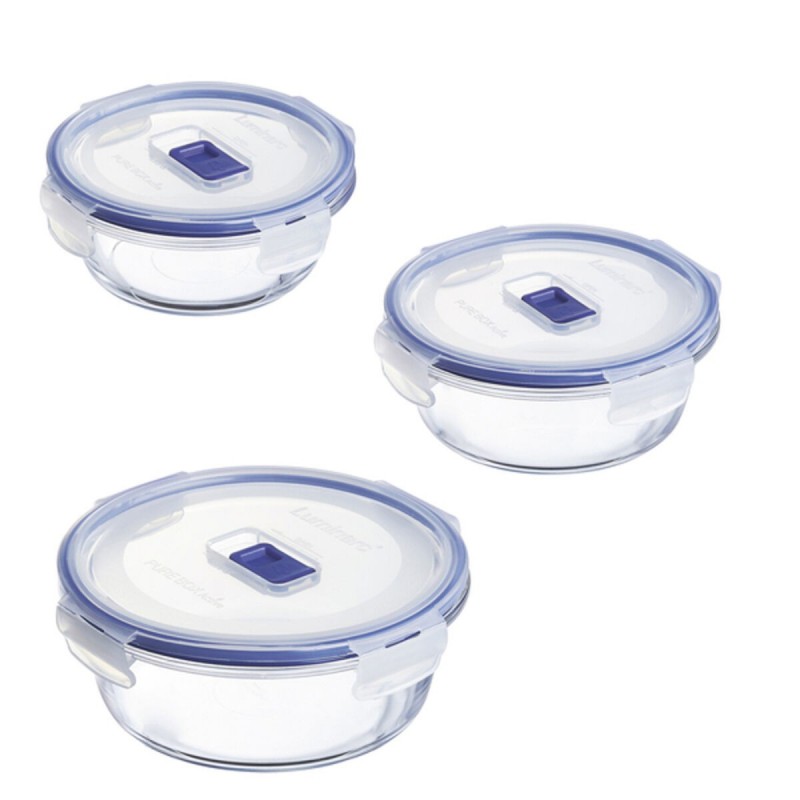 Ensemble de Boîtes à Lunch Luminarc Pure Box Active (3 pcs)