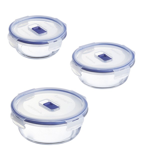 Ensemble de Boîtes à Lunch Luminarc Pure Box Active (3 pcs)