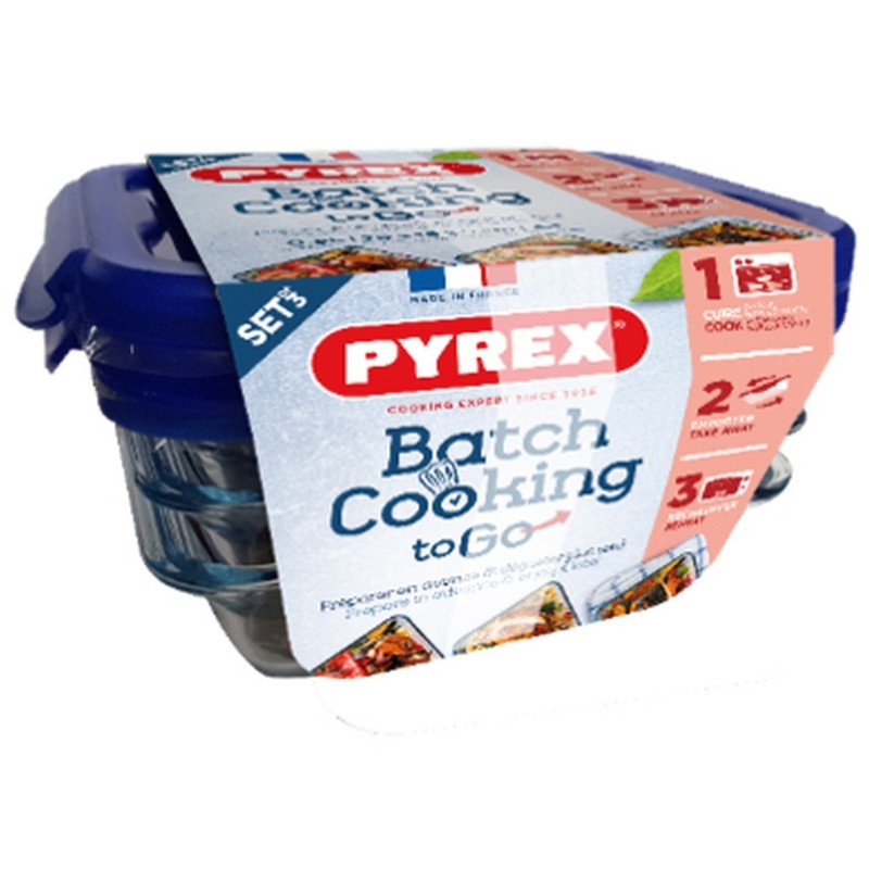 Set of lunch boxes Pyrex Cook & Go...
