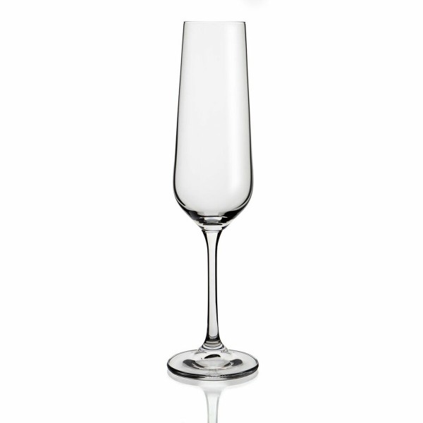 Coupe de champagne Belia Bohemia Transparent verre 6 Unités (20 cl)