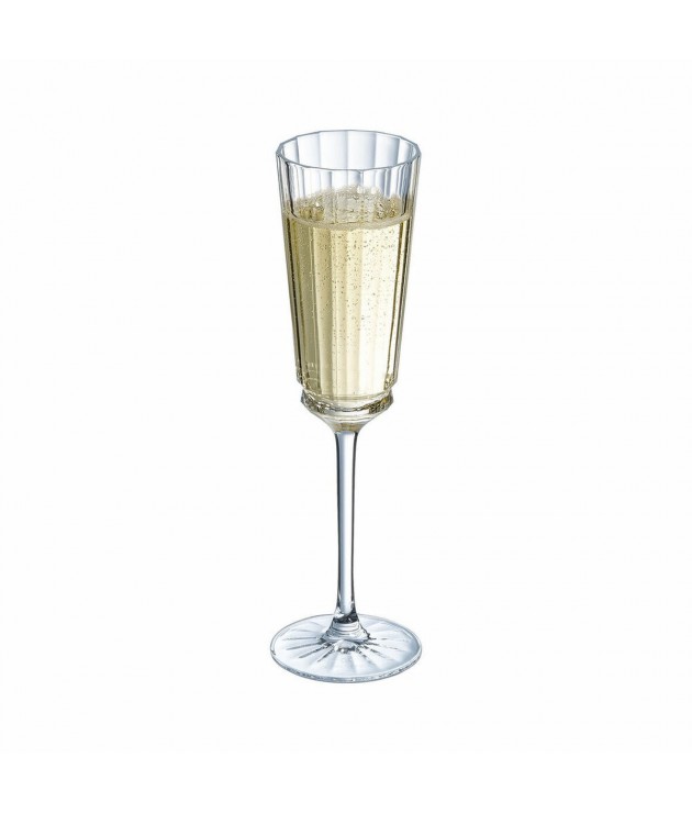 Coupe de champagne Cristal d’Arques Paris Macassar Transparent verre 6