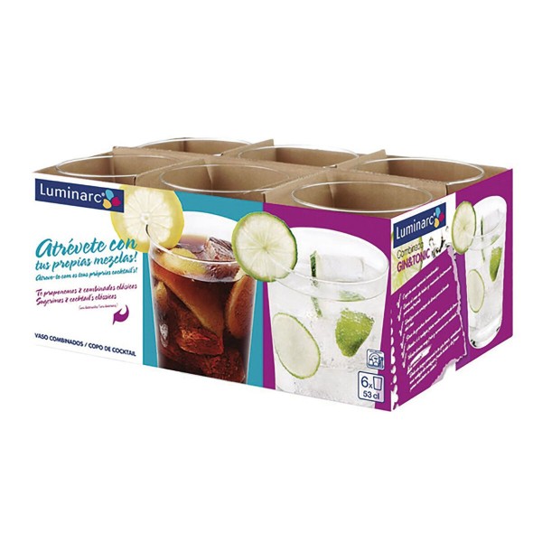 Verre Luminarc Transparent verre (530 ml) (Pack 6x)