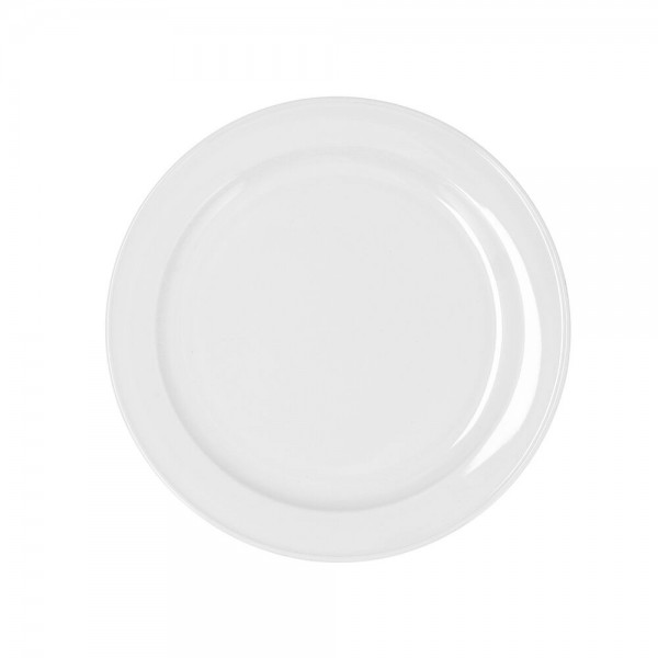 Assiette plate Bidasoa Glacial Céramique Blanc (24 cm) (Pack 6x)