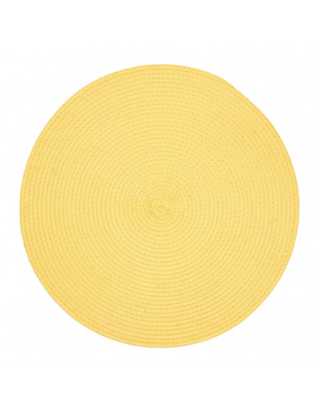 Set de table Quid Vita Jaune Plastique (38 cm) (Pack 12x)