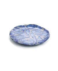 Assiette plate Quid Mar de Viento Bleu verre (28 cm) (Pack 6x)