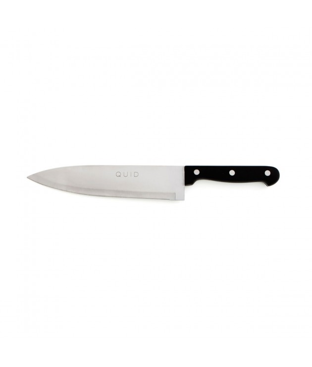 Couteau à viande Quid Kitchen Chef Noir Métal (20 cm) (Pack 6x)