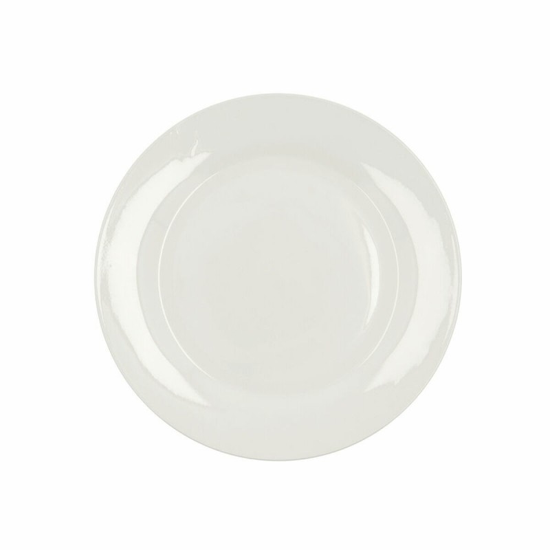 Flat plate Bidasoa Lis Ceramic White...