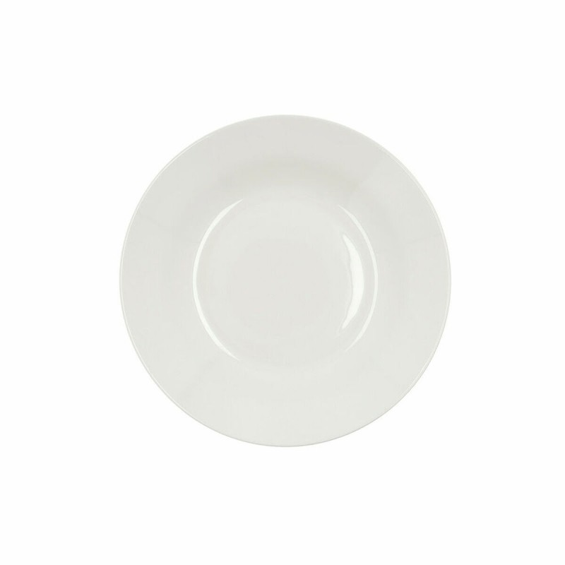 Assiette creuse Bidasoa Lis Céramique Blanc (22,5 cm) (Pack 12x)