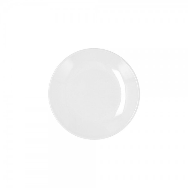 Assiette Bidasoa Glacial Coupe Céramique Blanc (16,5 cm) (Pack 12x)