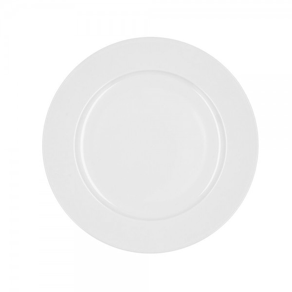 Assiette plate Bidasoa Glacial Céramique Blanc (25 cm) (Pack 6x)