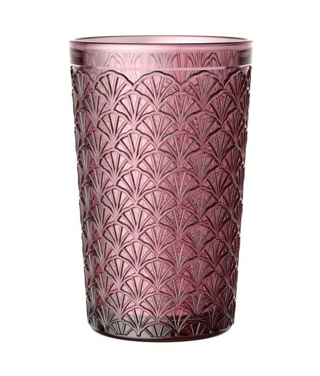 Glass Bidasoa Onix Pink Glass (35 cl)...