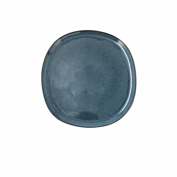 Assiette plate Bidasoa Ikonic Céramique Bleu (20,2 x 19,7 x 1,3 cm) (P