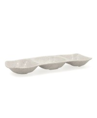 Plateau apéritif Bidasoa Ikonic Gris Plastique (28,6 x 10,9 x 3,1 cm) 