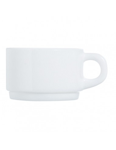 Cup Luminarc Stackable White Glass...