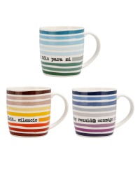 Tasse mug Quid 4U Céramique Multicouleur (330 ml) (Pack 12x)