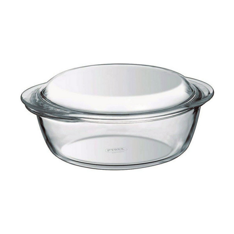 Casserole avec Couvercle Pyrex Transparent verre (2,1 L)