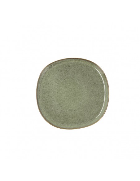 Assiette plate Bidasoa Ikonic Céramique Vert (20,2 x 19,7 cm) (Pack 6x