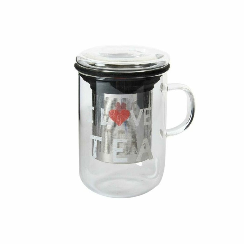 Cup with Tea Filter DKD Home Decor...