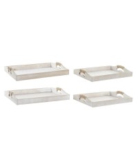 Plateau apéritif DKD Home Decor Bois MDF Arbre 2 Pièces 2 Unités (40 x