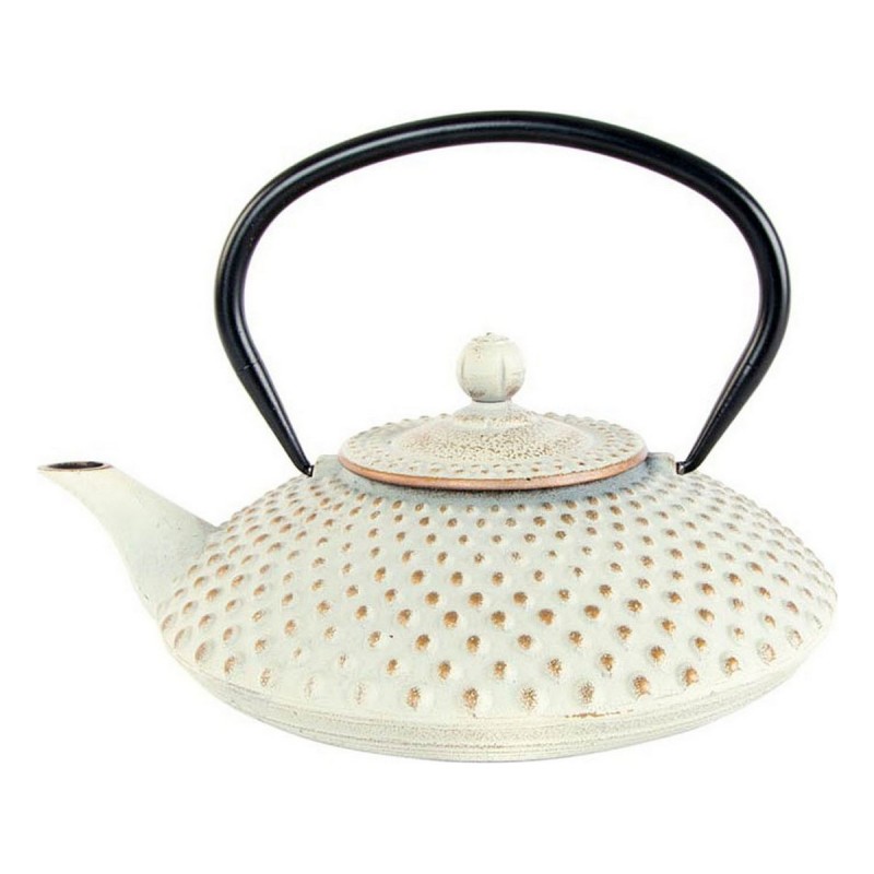 Teapot DKD Home Decor Golden White...