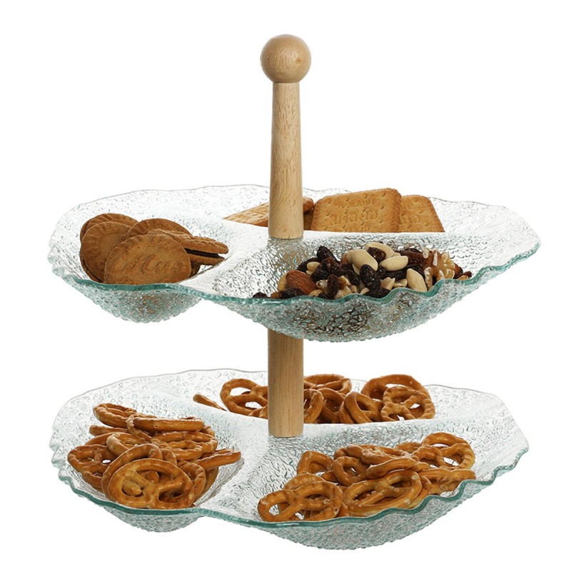 Snack tray DKD Home Decor Crystal...