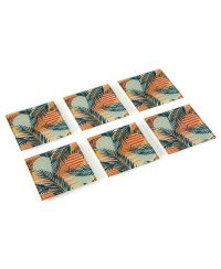 Dessous de verres Versa Saona (10 x 0,6 x 10 cm) (6 pcs)