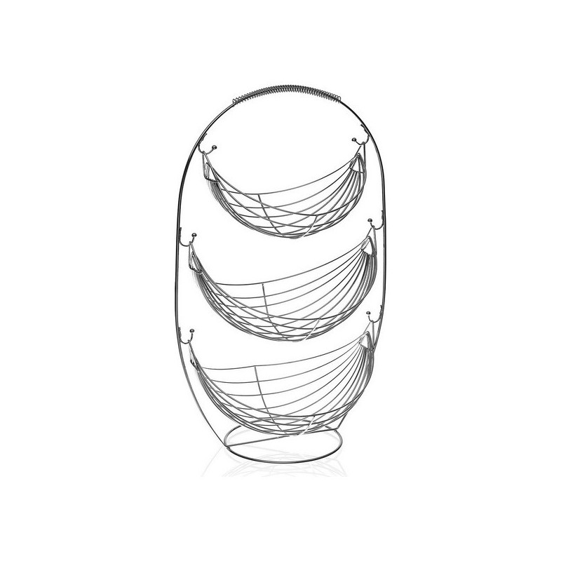 Coupe à fruits Versa Métal Acier (27 x 59 x 36 cm)