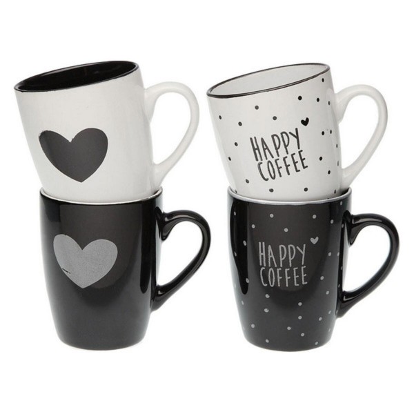 Tasse mug Versa Hearts Grès (8,1 x 10,5 x 8,1 cm)