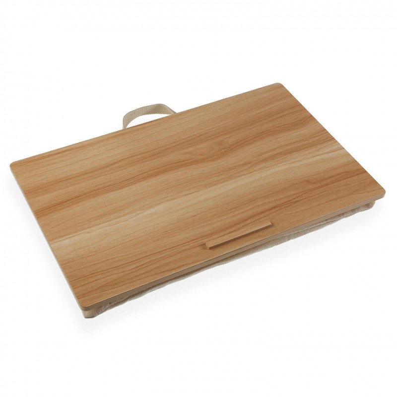 Tray Brown Textile MDF Wood (30 x 4 x...