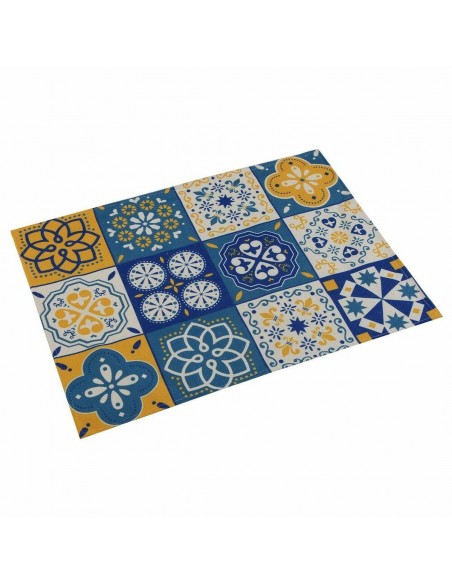 Dessous de plat Versa Mosaïque Jaune Polyester (36 x 0,5 x 48 cm)