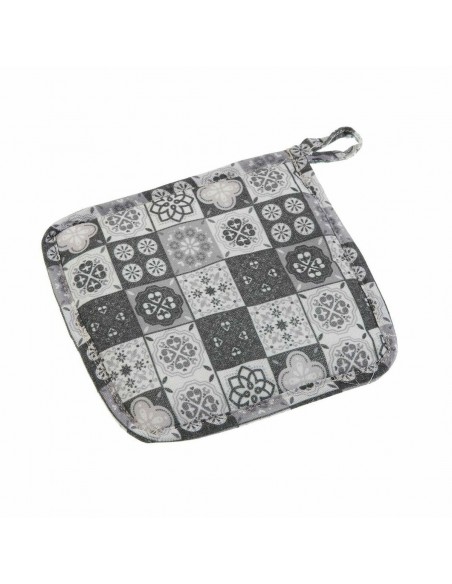 Dessous de plat Versa Noir Textile (20 x 20 cm)