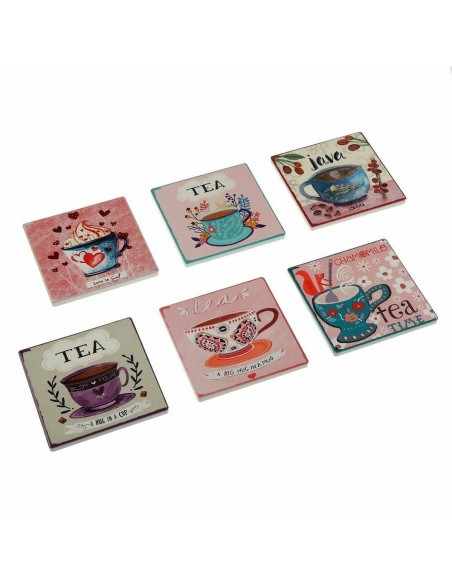 Dessous de verres Versa Tea (10 x 10 cm) (6 Pièces)