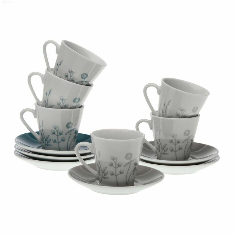 Ensemble de tasses à café Versa Nomma Porcelaine (6 Pièces) (5,8 x 6 x