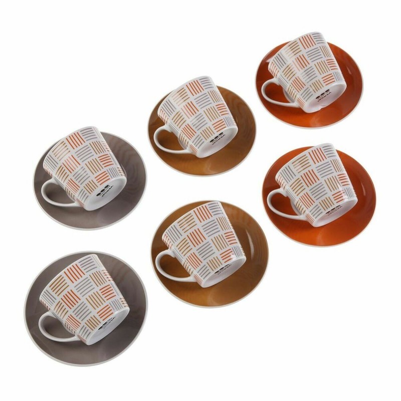 Set of 6 teacups with plates Versa...