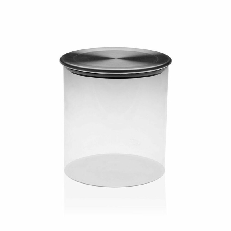 Glass Jar Versa 350 ml Crystal Steel...