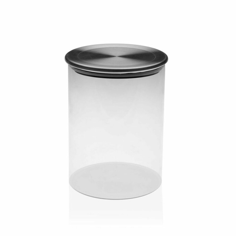 Glass Jar Versa 500 ml Crystal Steel...